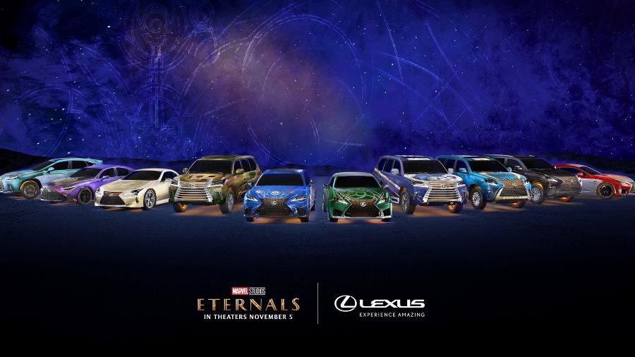 Lexus baseado em personagens de Eternos - Divulgação