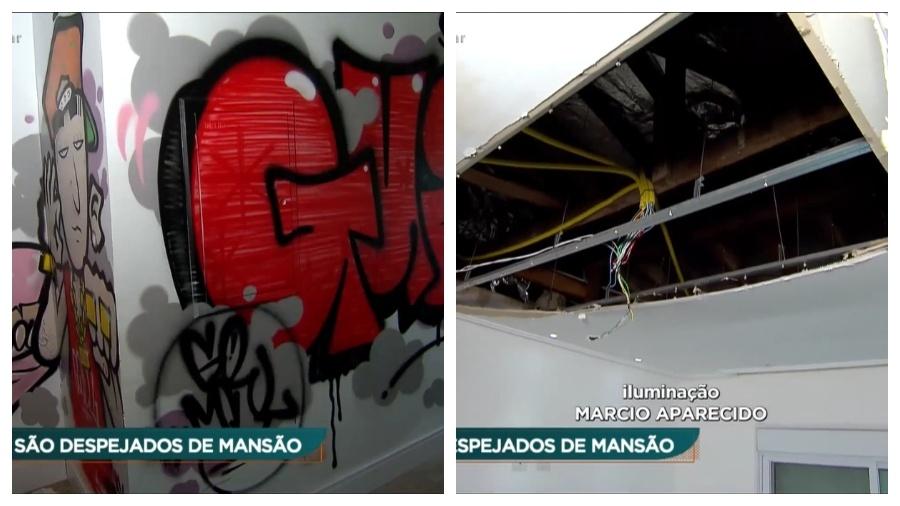 Estado de mansão e não pagamento de dívida são alvos de briga entre ex-casal de artistas e donos da casa