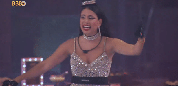 BBB 24: Fernanda se emociona ao ouvir Djavan em sua Festa do Líder