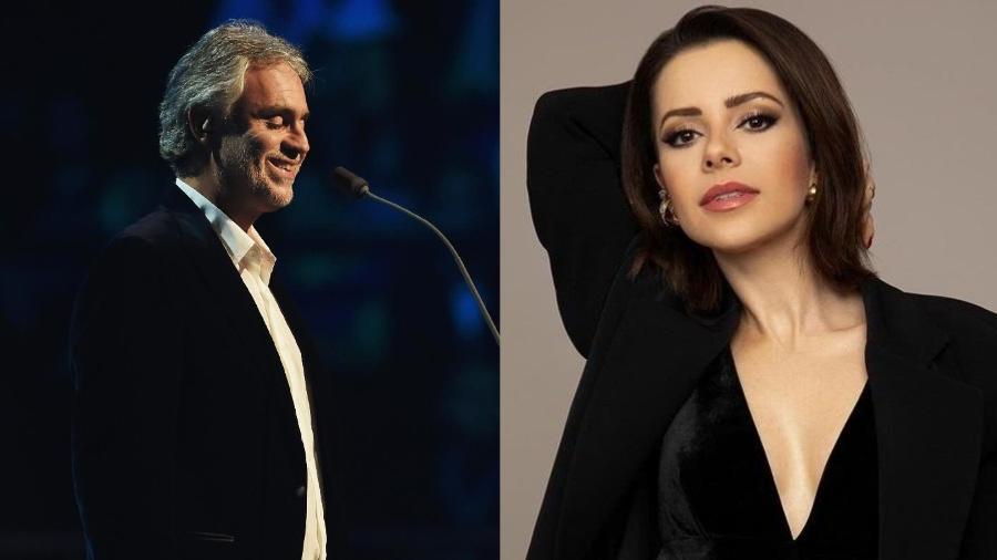 Andrea Bocelli e Sandy vão se apresentar juntos no Brasil