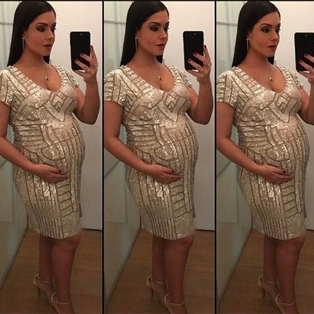 Thais Fersoza exibe barrigão de sete meses - Reprodução/Instagram - Reprodução/Instagram