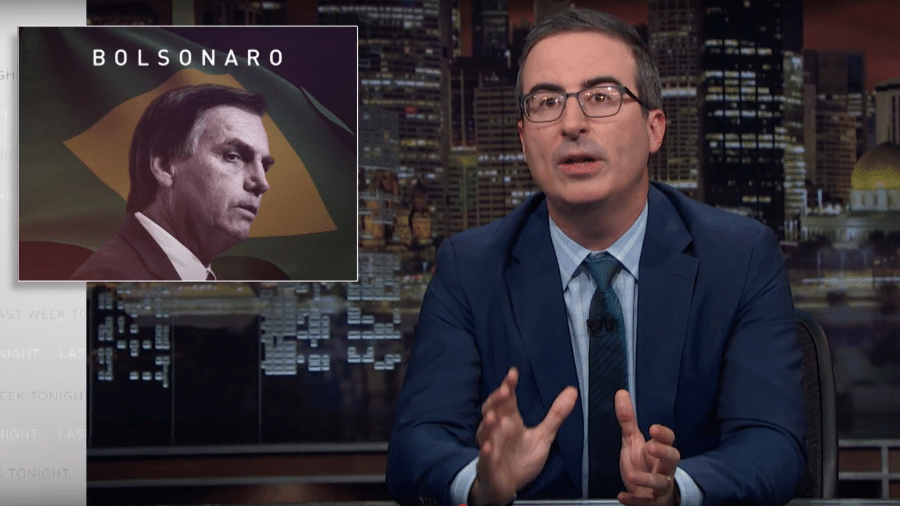 John Oliver fala sobre Bolsonaro no "Last Week Tonight" - Reprodução/Youtube