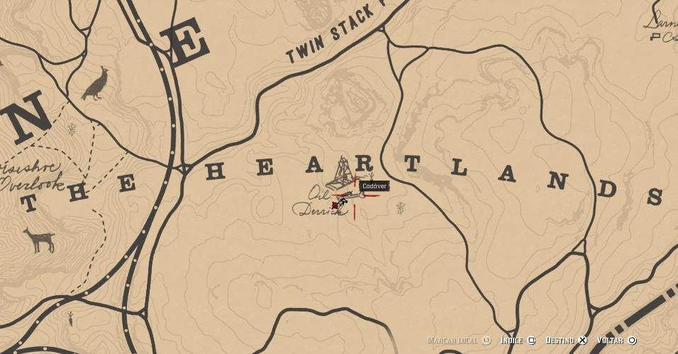 Red Dead Redemption 2 Os De Dinosaure Carte "Red Dead Redemption 2": veja a localização de todos os ossos de