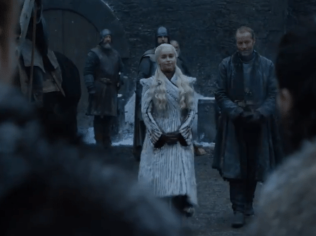 Cena da oitava temporada de "Game of Thrones" - Reprodução/Twitter