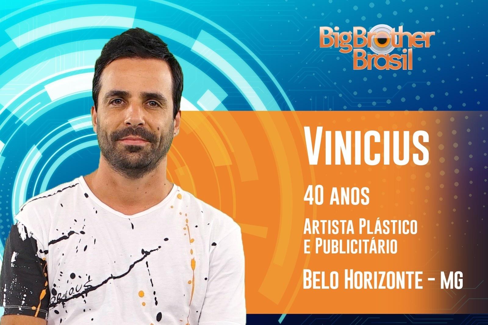 Vinicius é o décimo oitavo participante do "BBB19" - Reprodução/TvGlobo