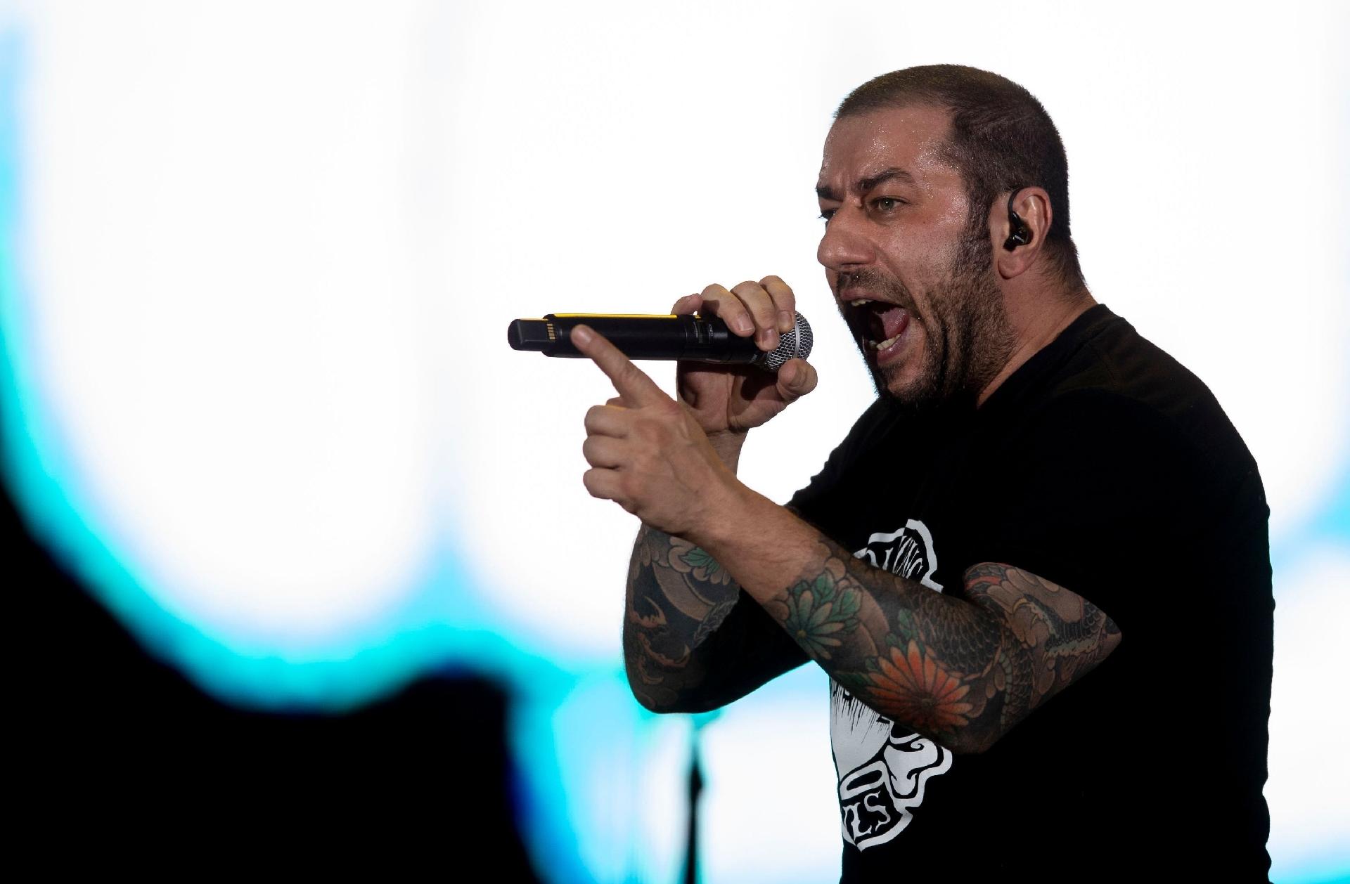 CPM 22 e Raimundos se apresentam no palco Mundo do Rock in Rio 2019 - Mauro Pimentel/AFP