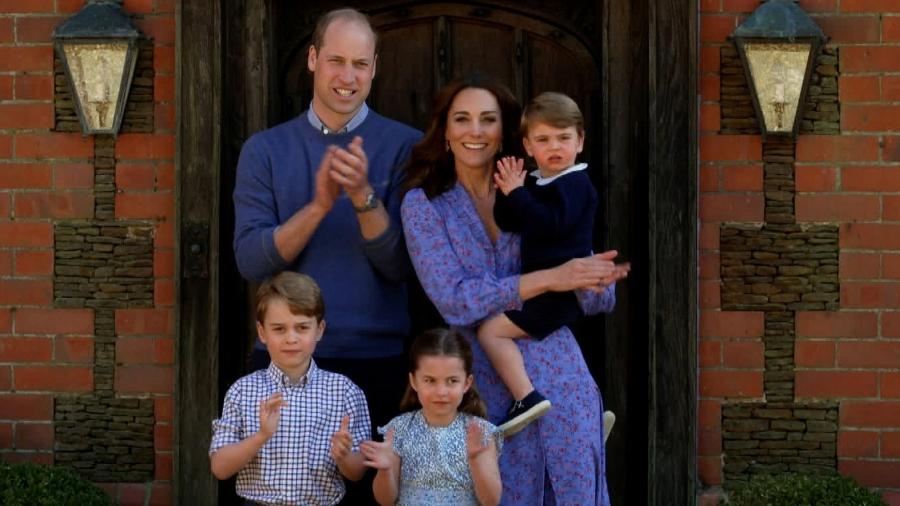 Covid-19: Príncipe William, Kate e filhos aplaudem profissionais de saúde - Comic Relief/BBC Children in Need/Comic Relief via Getty Images