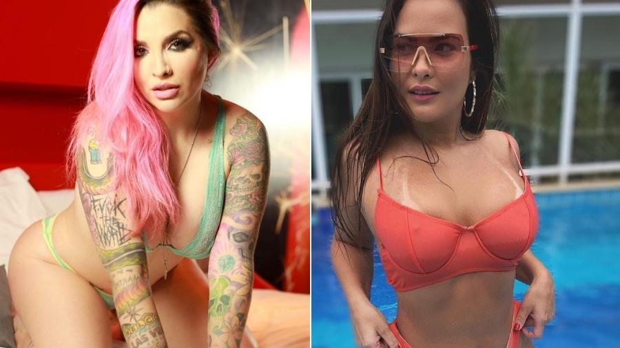 Clara Aguilar e Geisy Arruda não fogem de temas picantes nas redes sociais - Reprodução/Instagram