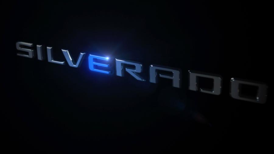 Teaser Chevrolet Silverado elétrica - Divulgação