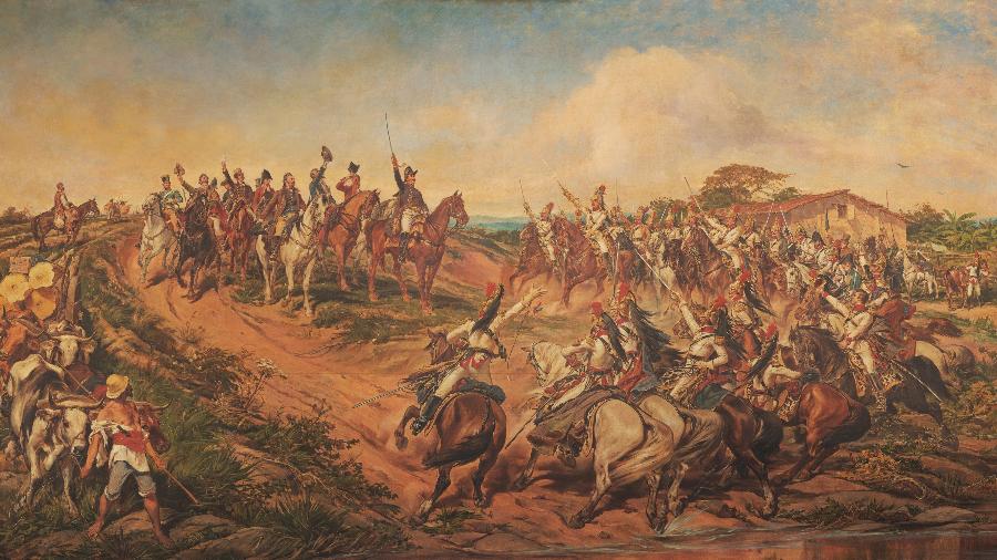 Independência ou Morte, por Pedro Américo, óleo sobre tela, 1888 - Reprodução
