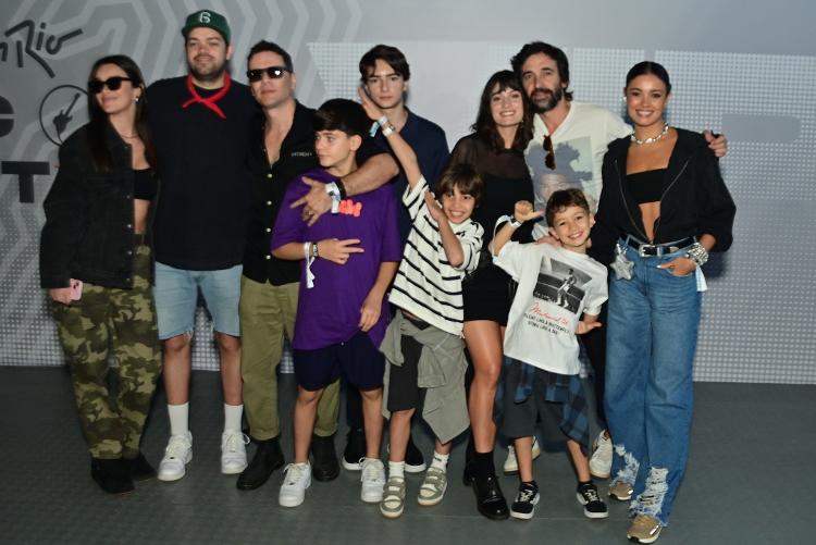 Sophie Charlote, Daniel Oliveira e família no segundo dia de Rock in Rio 2024