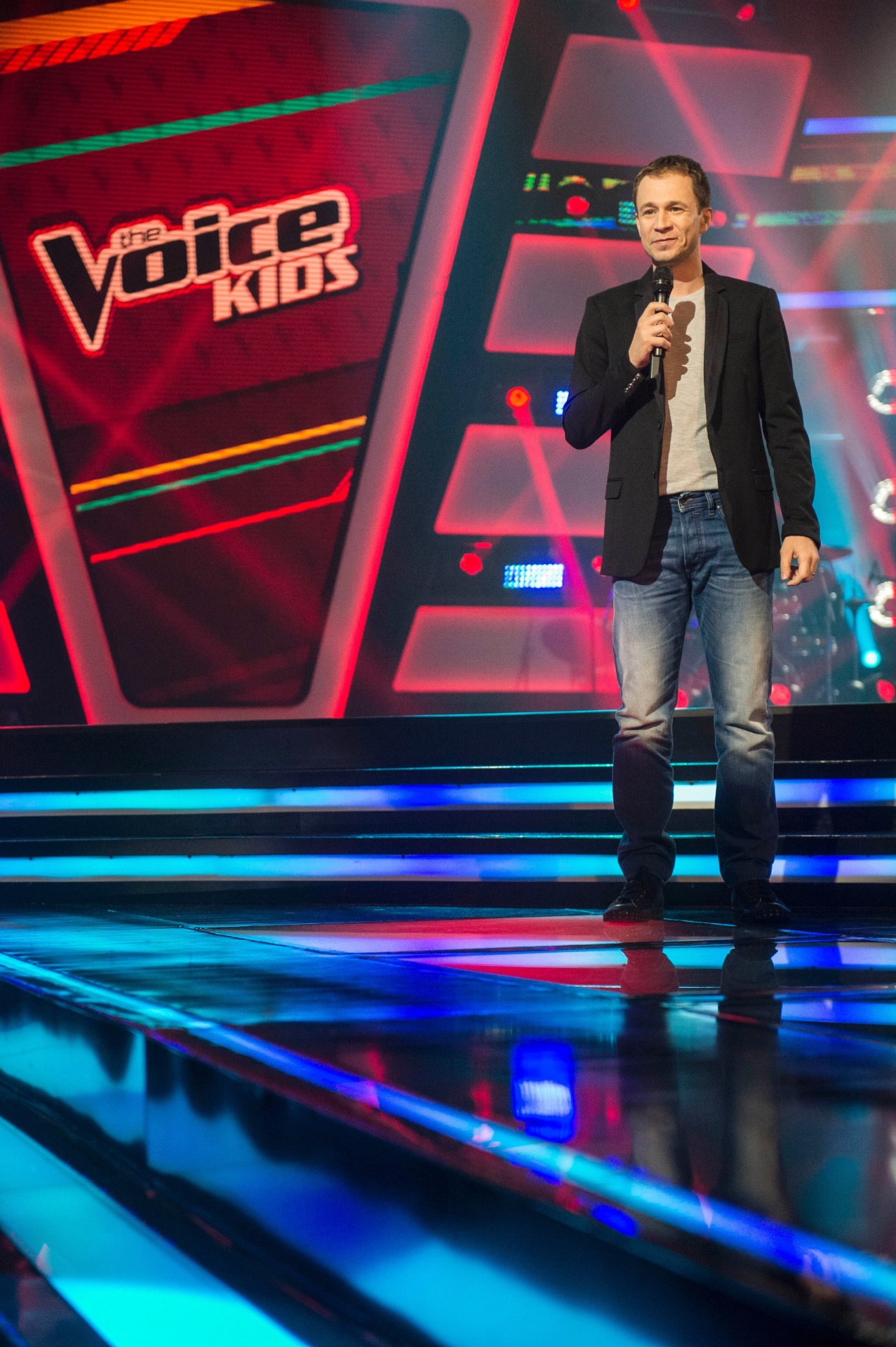 Tiago Leifert apresenta primeira gravação do "The Voice Kids" - Renato Rocha Miranda/TV Globo