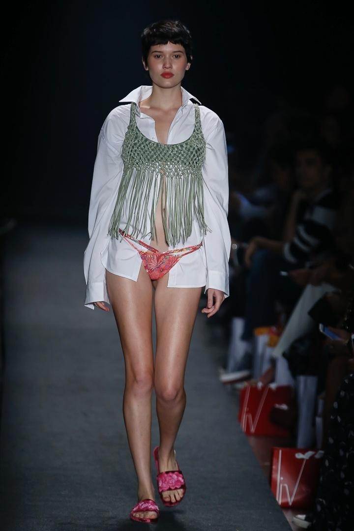 Amir Slama desfila coleção na SPFW - Alexandre Schneider/UOL