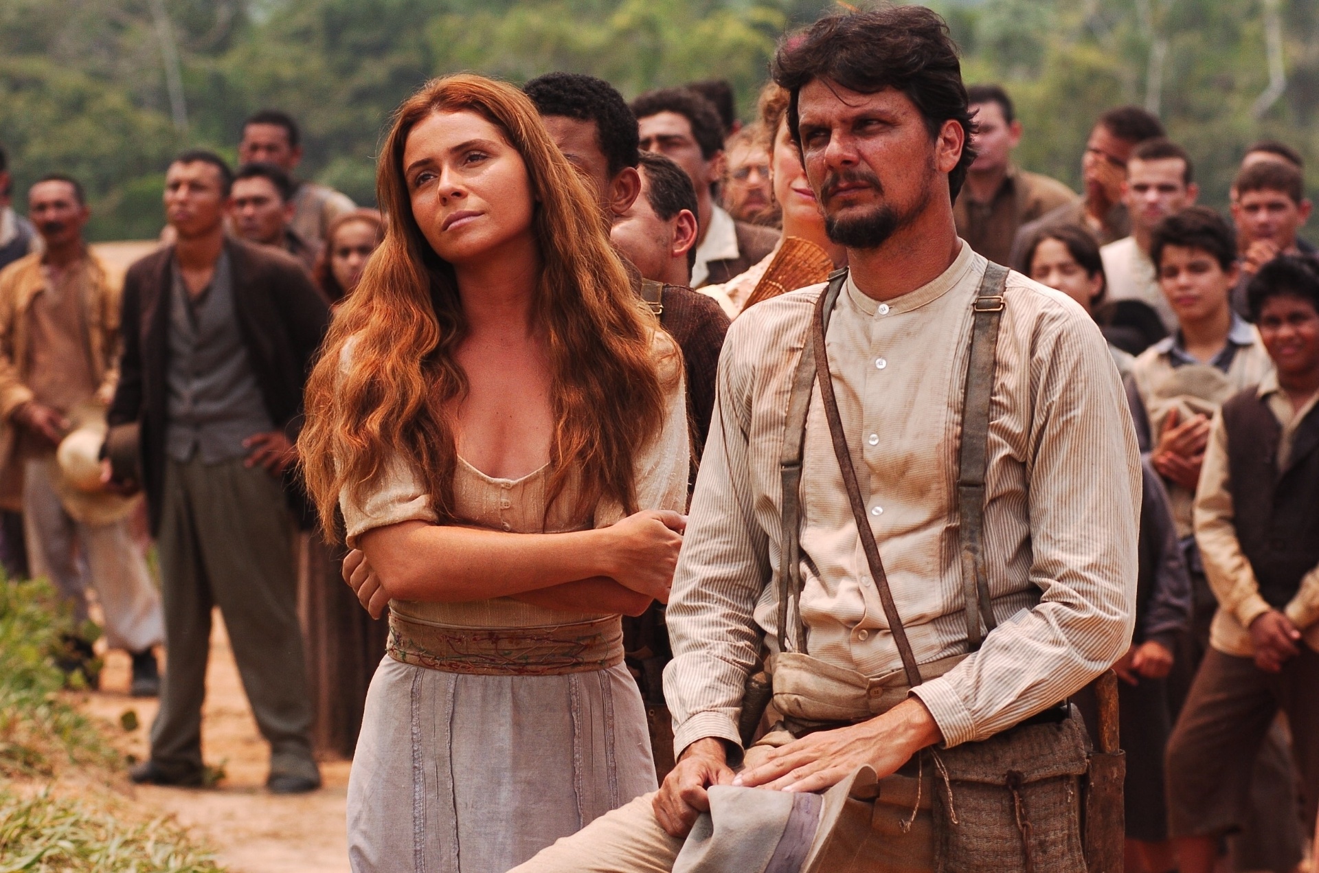 Giovanna Antonelli e Duda Ribeiro na série "Amazônia" - Divulgação/Globo