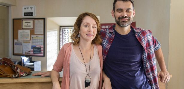 Camila Morgado e Carmo Dalla Vecchia em "Malhação" - Marília Cabral/TV Globo - Marília Cabral/TV Globo