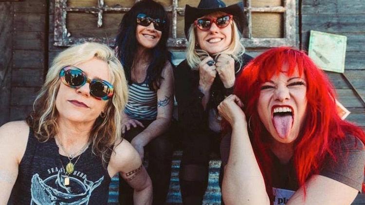 A banda feminina L7 - Divulgação - Divulgação