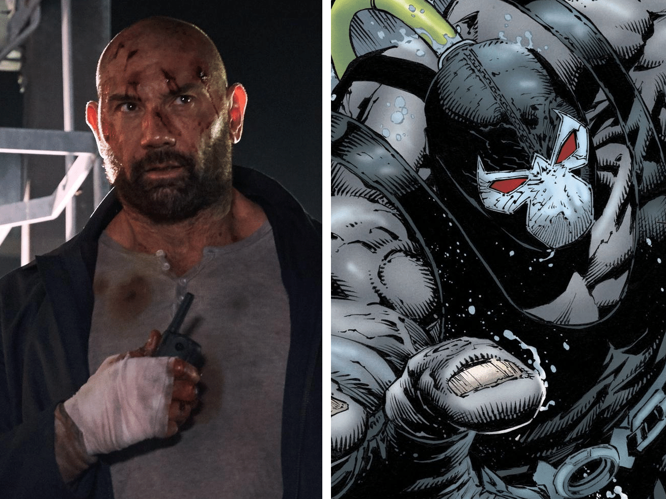 Dave Bautista até tentou, mas não será novo Bane da DC: “Precisam