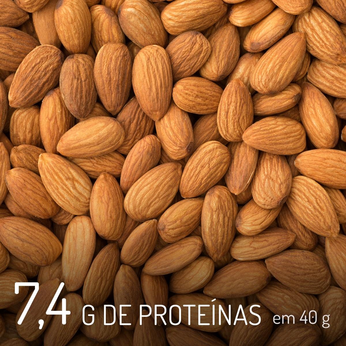 Amêndoa proteínas - iStock / Arte UOL