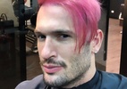 Diego Hypolito pinta o cabelo de rosa e mostra o novo visual no Instagram