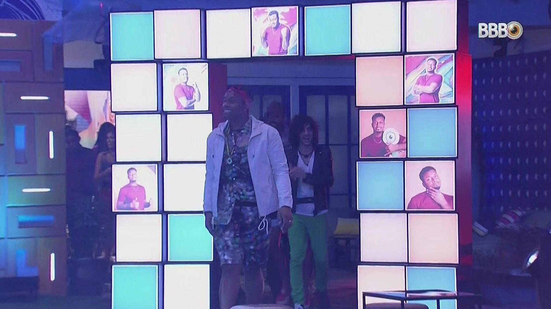 BBB 21: Nego Di chega para sua festa - Reprodução/Globoplay