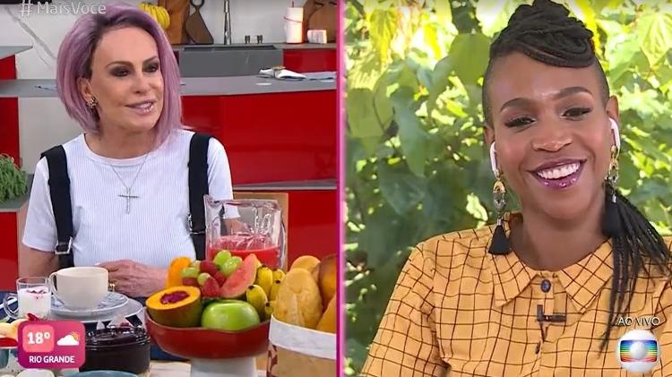 Ana Maria e Karol Conká - Reprodução/TV Globo - Reprodução/TV Globo