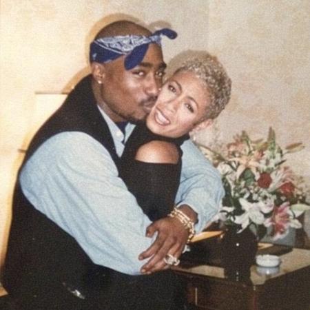 Tupac e Jada Smith - Reprodução/Twitter