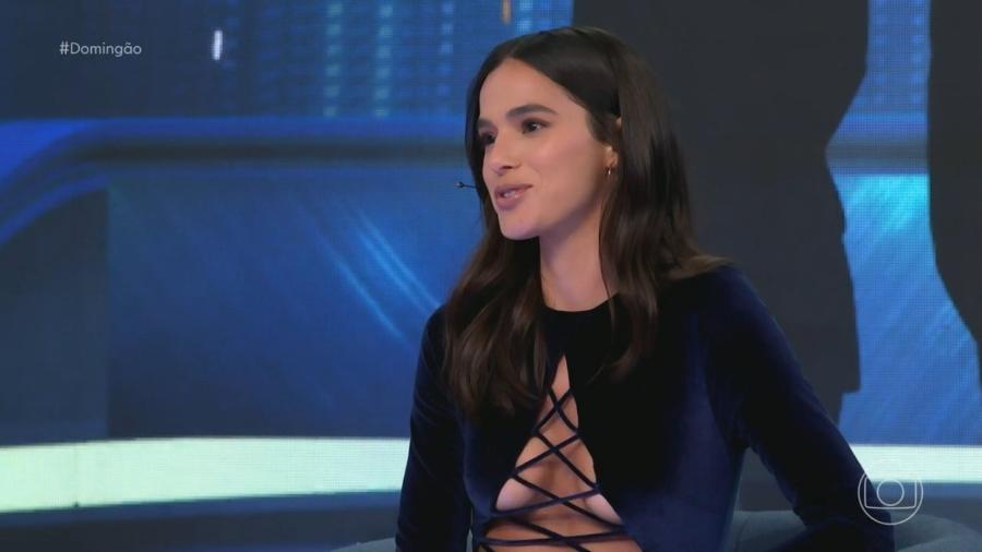 Bruna Marquezine participa do "Domingão com Huck" - Reprodução/TV Globo