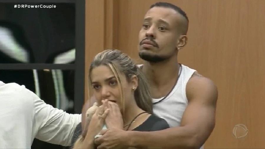Power Couple: Karoline Menezes e Mussunzinho vencem prova dos casais - Reprodução/RecordTV