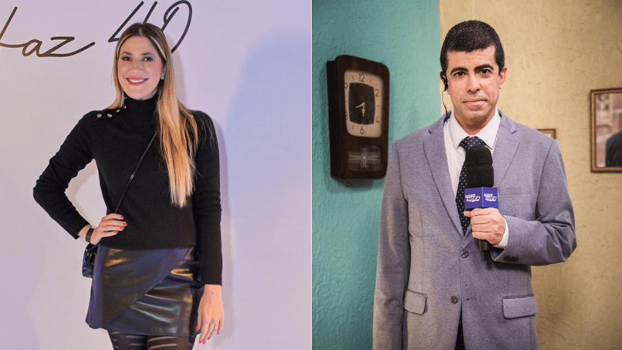 Dani Calabresa e Marcius Melhem - Brazil News e Globo