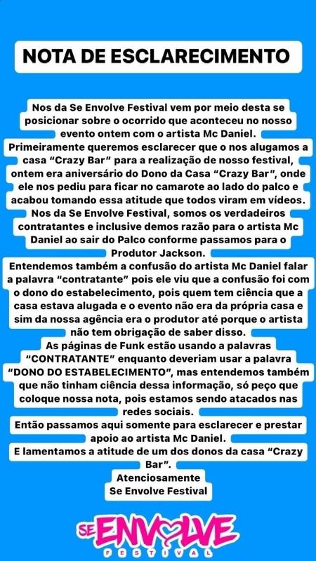 Mc Daniel compartió un festival - clon / Instagram - clon / Instagram