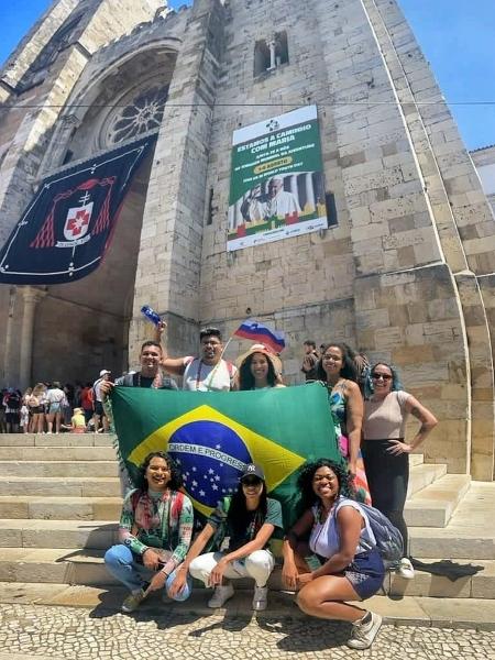 Os missionários antirracistas da Educafro na Jornada Mundial da Juventude - Arquivo pessoal