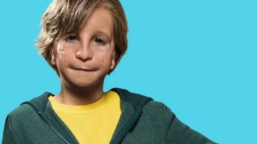 Jacob Tremblay, no filme "Extraordinário" 