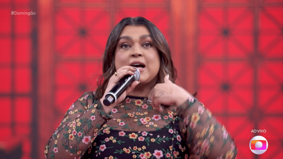 Preta Gil aparece no Domingão do Huck, no quadro Batalha de LipSync - Reprodução/TV Globo