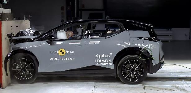 SUV chinês é o carro elétrico mais seguro testado em crash tests em 2024