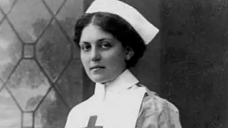 Retrato de Violet Jessop, que sobreviveu ao naufrágio do Titanic Retrato de Violet Jessop, que sobreviveu ao naufrágio do Titanic