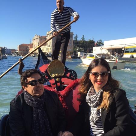 Romildo e Viviane viajaram para Itália para comemorar a cura do câncer - Arquivo pessoal - Arquivo pessoal