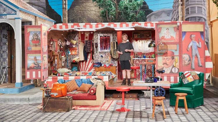 Rique (Paulo Gustavo) em seu trailer na série "A Vila", do Multishow - Juliana Coutinho/Multishow - Juliana Coutinho/Multishow