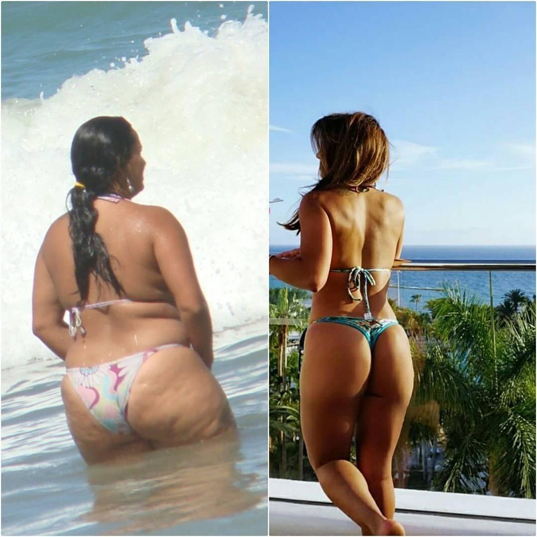 Logo no primeiro mês, perdi 4 kg e as roupas já estavam mais largas! Vi que estava no caminho certo e mantive a paciência e a persistência por mais oito meses, até que eliminei 35 kg. - Reprodução/Instagram