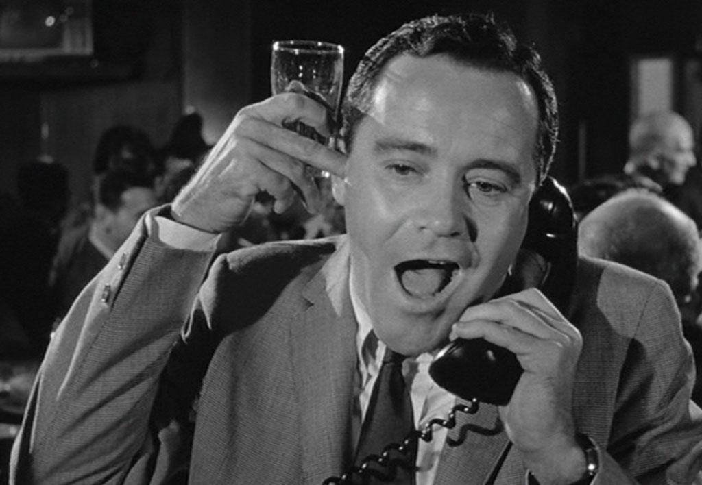 Jack Lemmon em "Vício maldito" (1962) - Reprodução