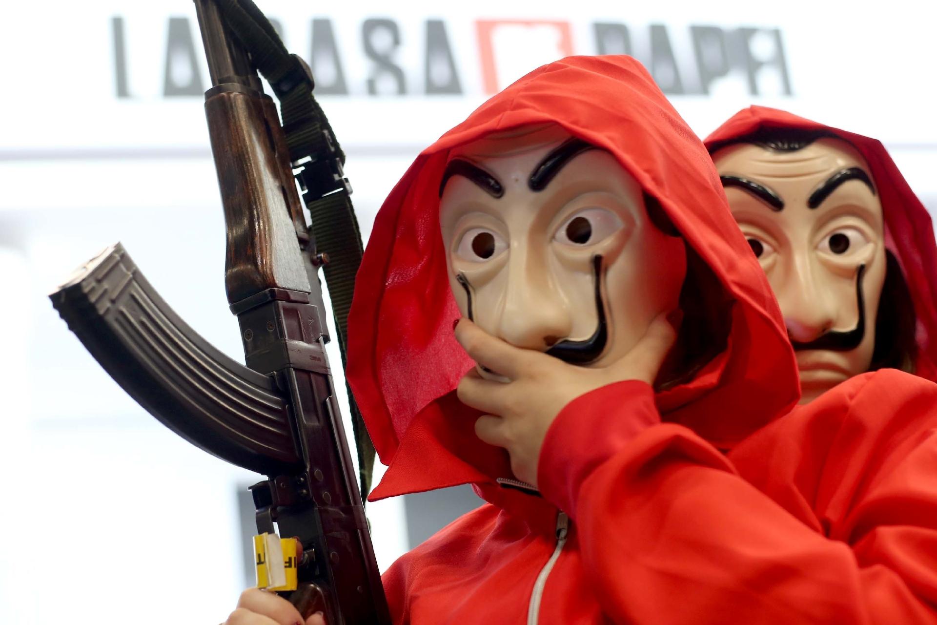 La Casa de Papel na CCXP 2018 - Roberto Vazquez/Futura Press/Estadão Conteúdo
