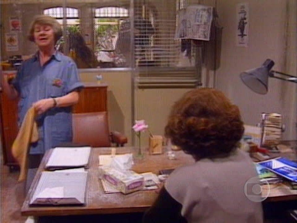 Zilda Cardoso e Eloísa Mafalda na série Delegacia de Mulheres, da Globo - Reprodução/TV Globo