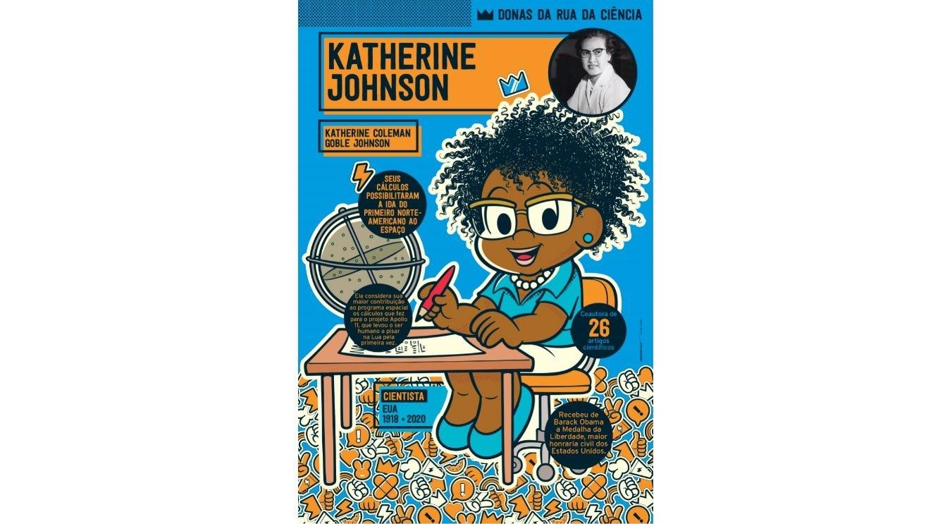 Cientista Katherine Johnson é homenageada em exposição Donas da Rua - Divulgação