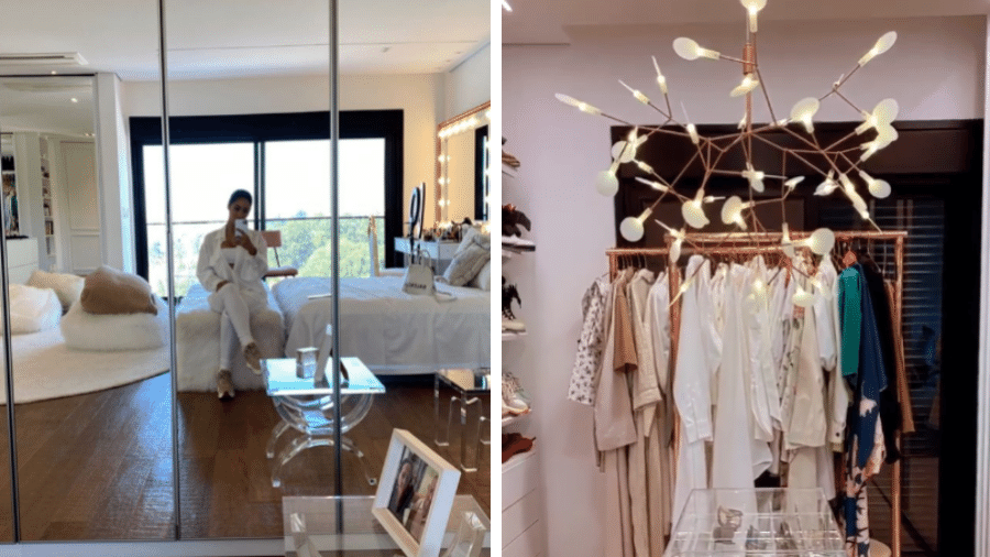 Simaria mostra detalhes de quarto e closet "minimalistas" - Reprodução/Instagram/@simaria