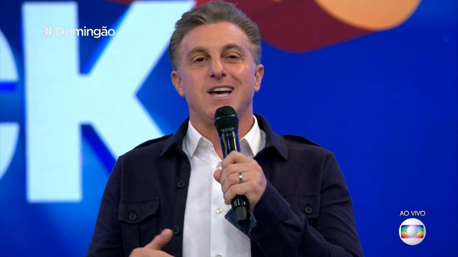 Luciano Huck em estreia do "Domingão" marcada por erros em cortes - Reprodução/TV Globo