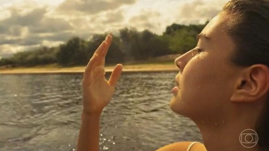 Fãs se emocionam com batismo de Juma em "Pantanal" - Reprodução/Globo