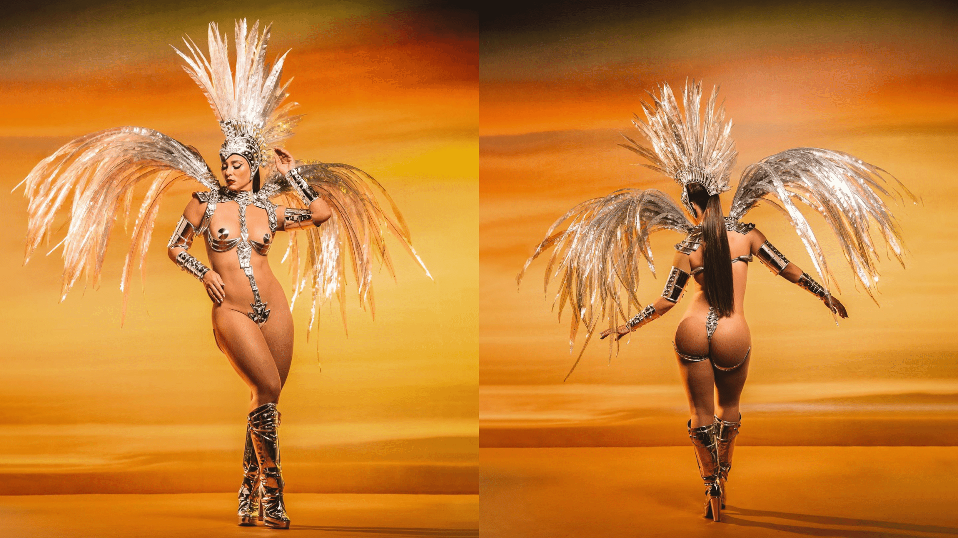 Fantasia de Paolla Oliveira para desfilar pela Grande Rio; veja outros looks - Reprodução/Instagram