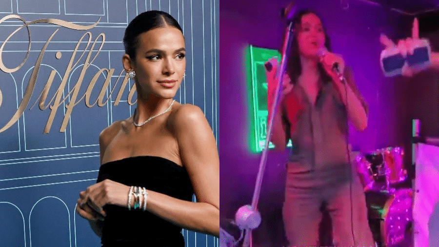 Bruna Marquezine solta a voz em karaokê - Reprodução