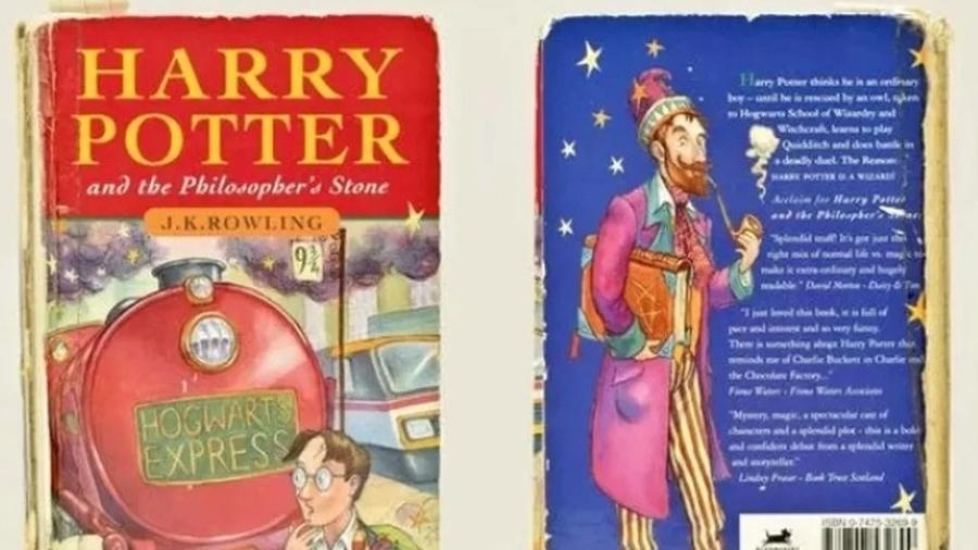 Livro raro de "Harry Potter" pode ser arrematado em leilão por R$30,7 mil - Reprodução