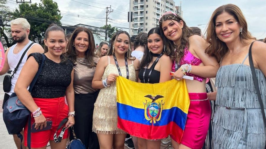 Amigas do Equador viajaram ao Rio para curtir show de Taylor Swift
