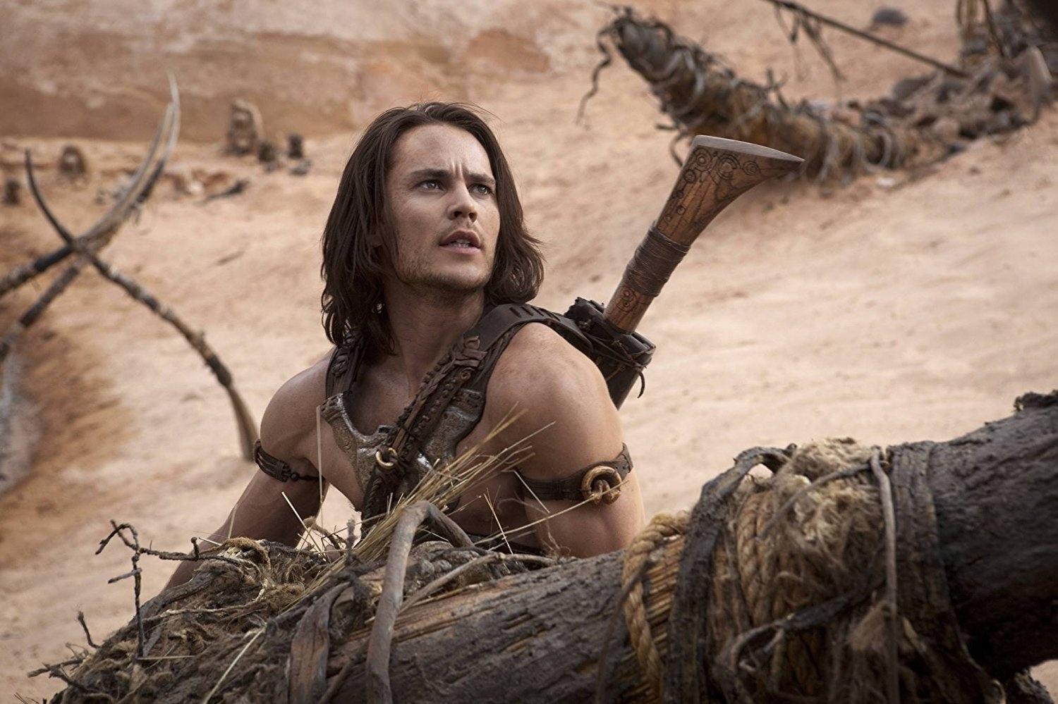 Taylor Kitsch em cena no filme "John Carter: Entre Dois Mundos" (2004) - Divulgação